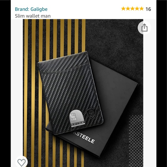 Galigbe Other - (Final Price) Carbon Fiber PU Leather Wallet